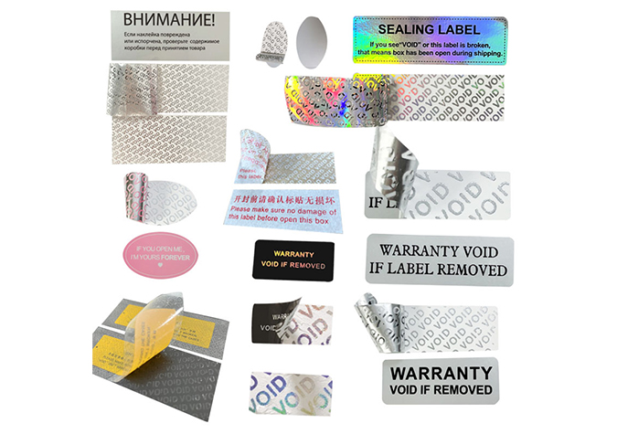 Custom Tamper-Evident & Void Labels for Anti-Counterfeit & Product Security